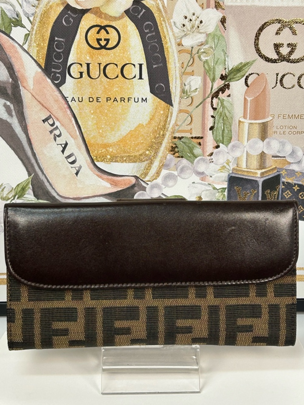 FENDI Zuchino Signature Flap Long Wallet ๐โค๏ธ - Picture 5 of 16